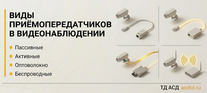 Виды приемопередатчиков