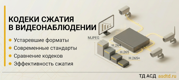 Основные отличия в кодеках сжатия видеосигнала