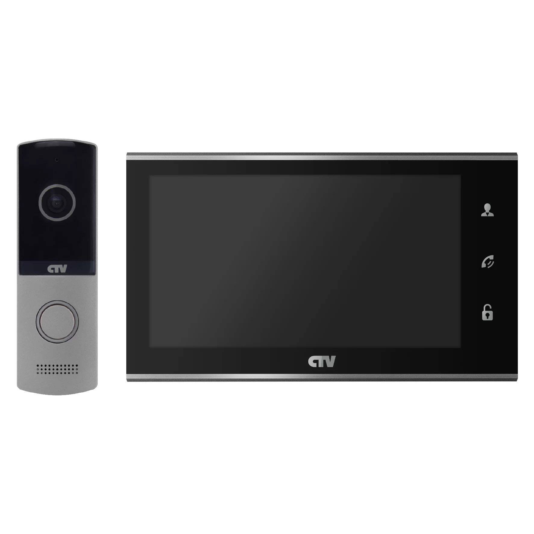 Комплект видеодомофона CTV-DP2702MD (Черный)