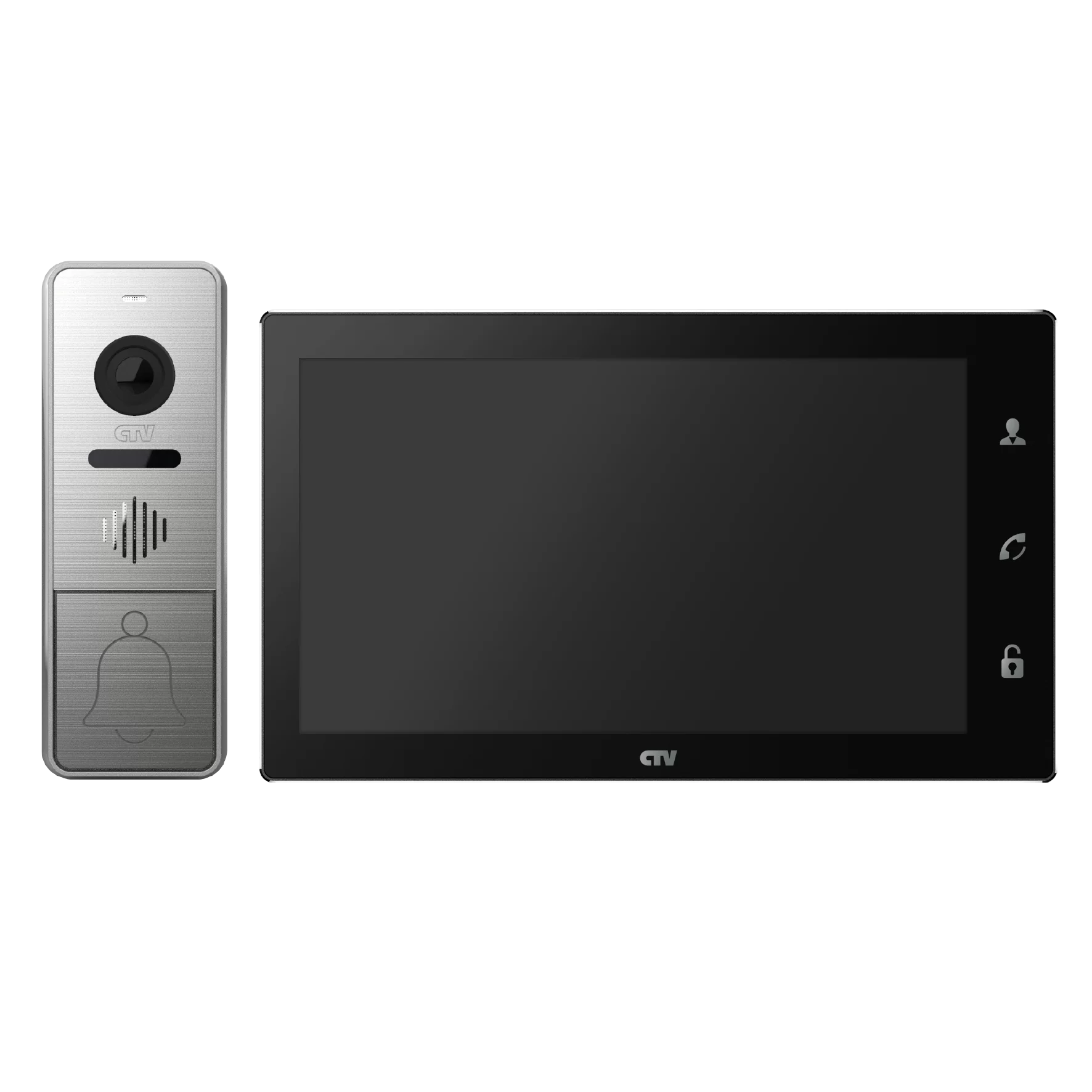 Комплект видеодомофона CTV-DP4706AHD (Черный)