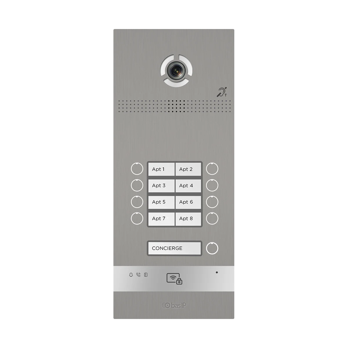 Вызывная панель BAS-IP BI-08FBI SILVER