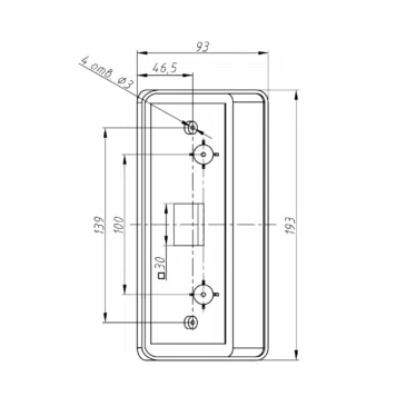RusGuard Кронштейн угловой настенный для терминала R20-Face (5W)