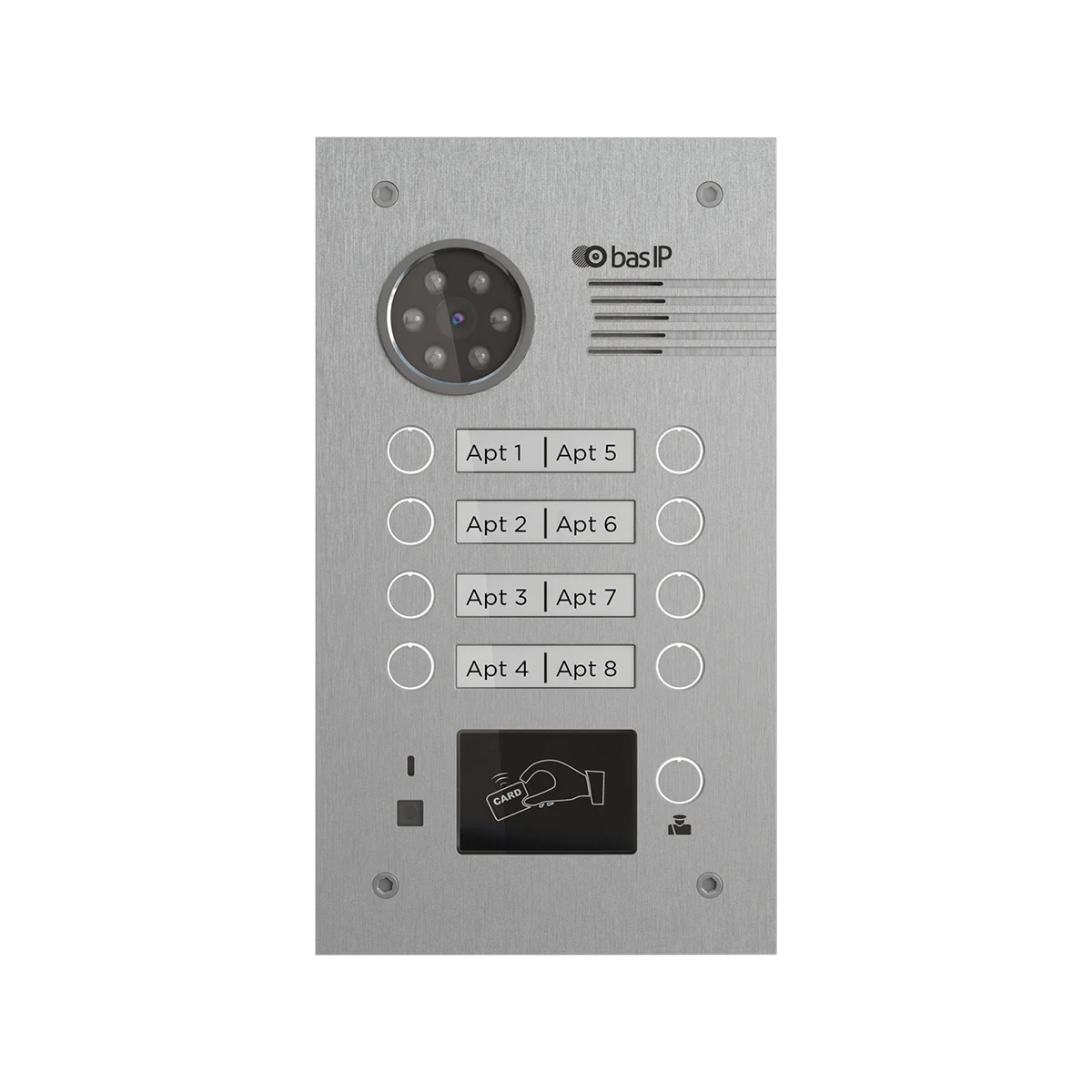 Вызывная панель BAS-IP BA-08MD SILVER