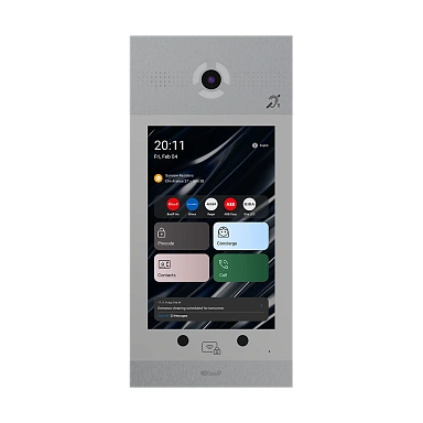 Вызывная панель BAS-IP AA-14FTIS silver
