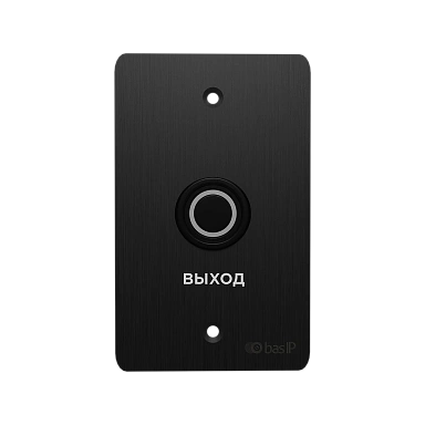 Кнопка выхода BAS-IP SH-45R BLACK врезная механическая