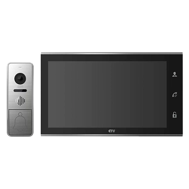 Комплект видеодомофона CTV-DP4105AHD (Черный)