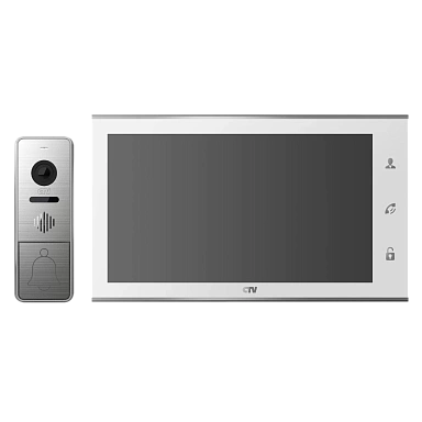 Комплект видеодомофона CTV-DP4105AHD (Белый)