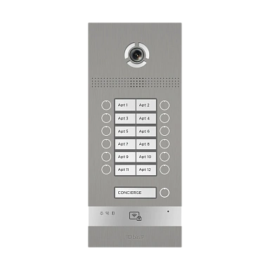 Вызывная панель BAS-IP BI-12FBI SILVER