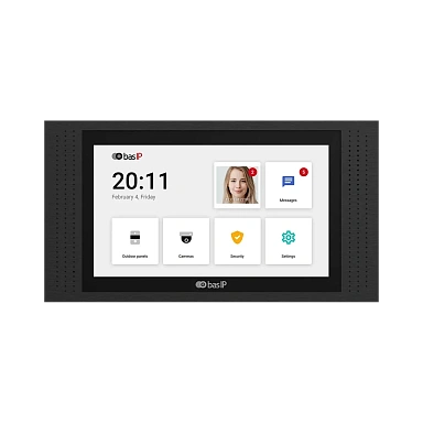 Монитор видеодомофона BAS-IP AT-07L BLACK