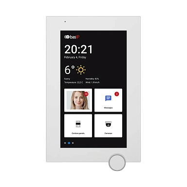 Монитор видеодомофона BAS-IP AZ-07L WHITE