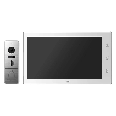 Комплект видеодомофона CTV-DP4106AHD (Белый)